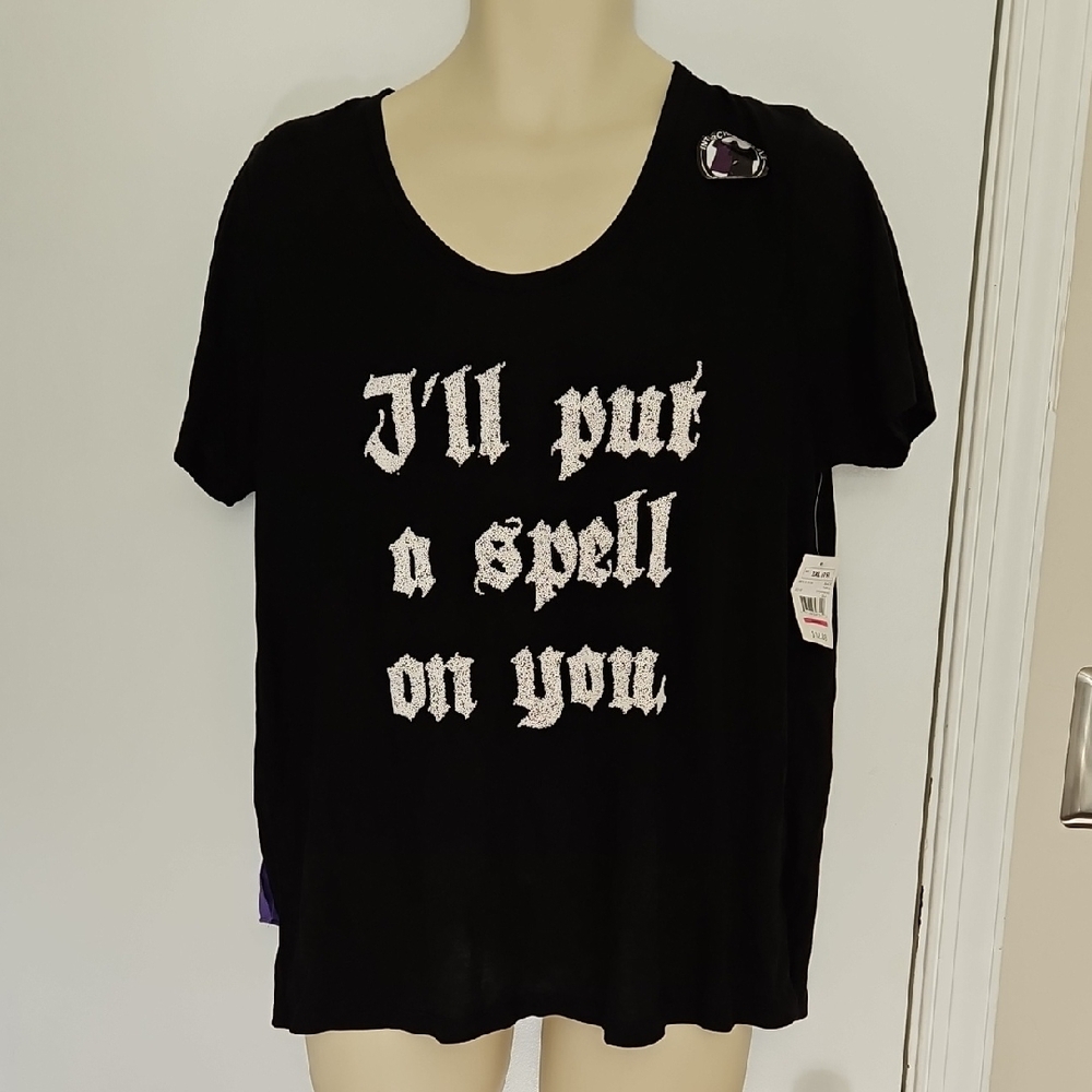 NWT Made Right I'll Put A Spell On You Cape Top Size 2XL Juniors